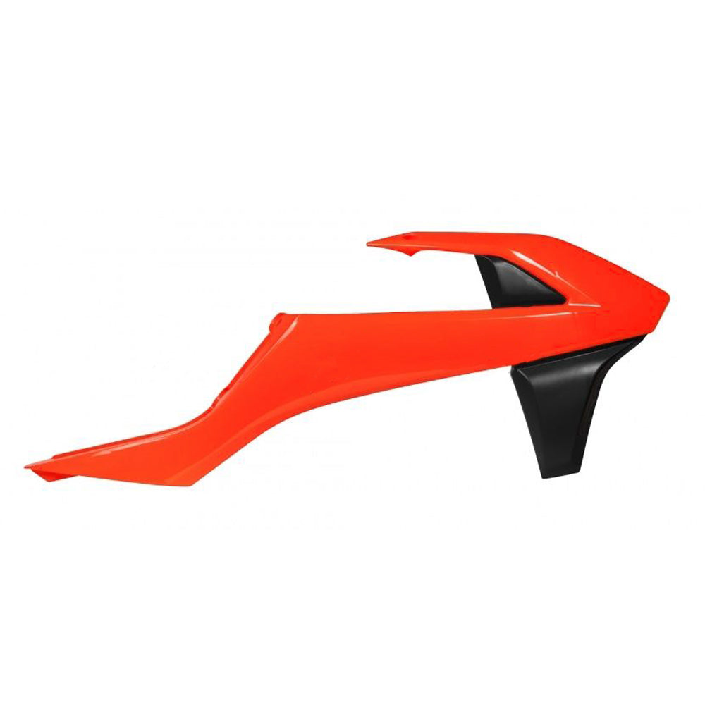 Rtech Radiator Shrouds - Orange / Black