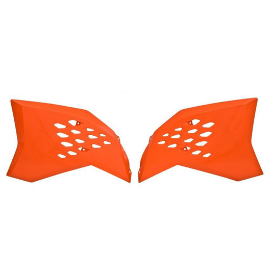 Rtech Radiator Shrouds - Orange