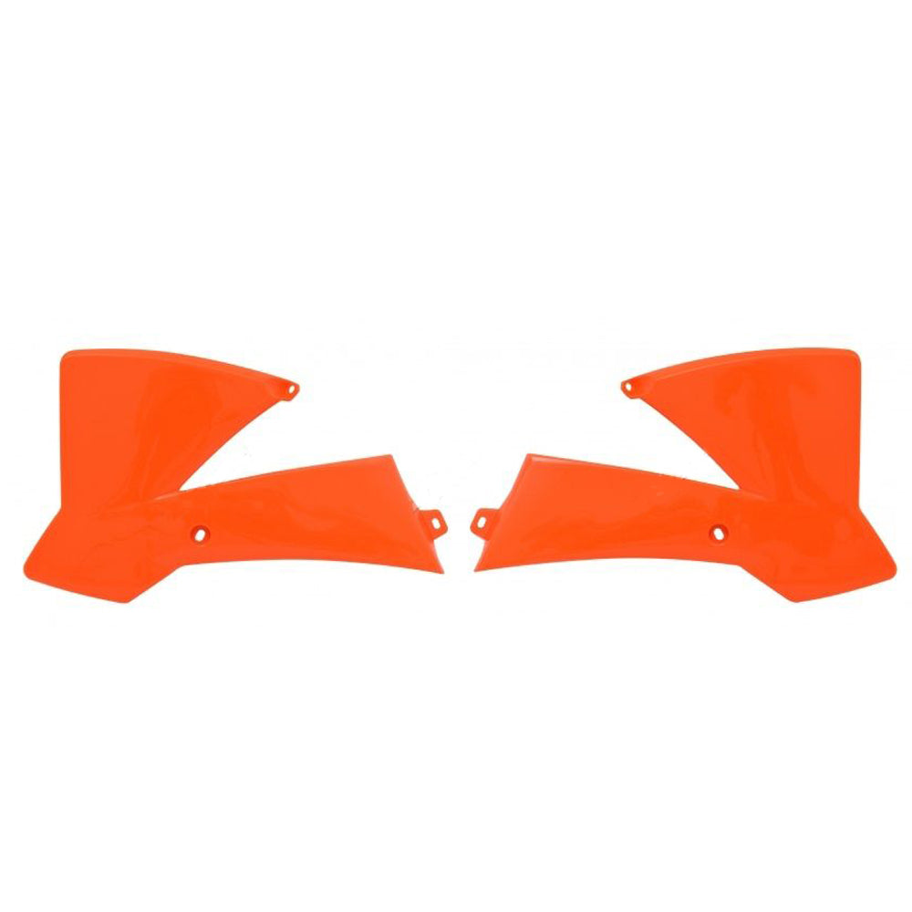 Rtech Radiator Shrouds - Orange