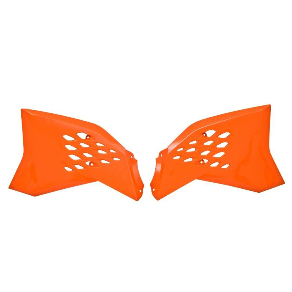 Rtech Radiator Shrouds - Orange