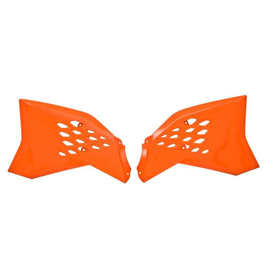 Rtech Radiator Shrouds - Orange