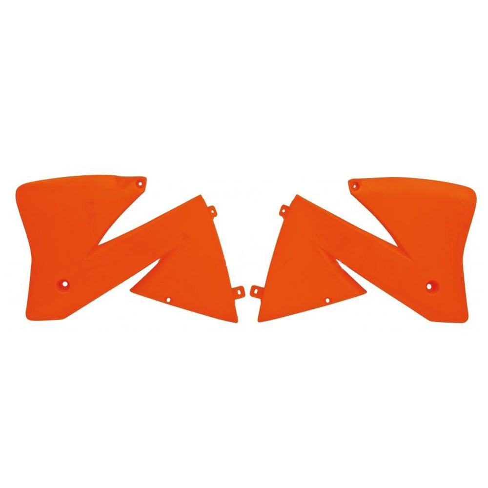 Rtech Radiator Shrouds - Orange