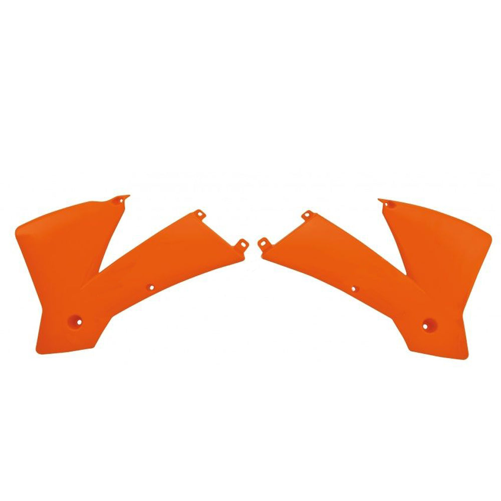 Rtech Radiator Shrouds - Orange
