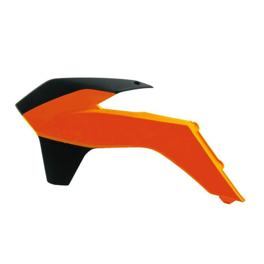Rtech Radiator Shrouds - Orange / Black