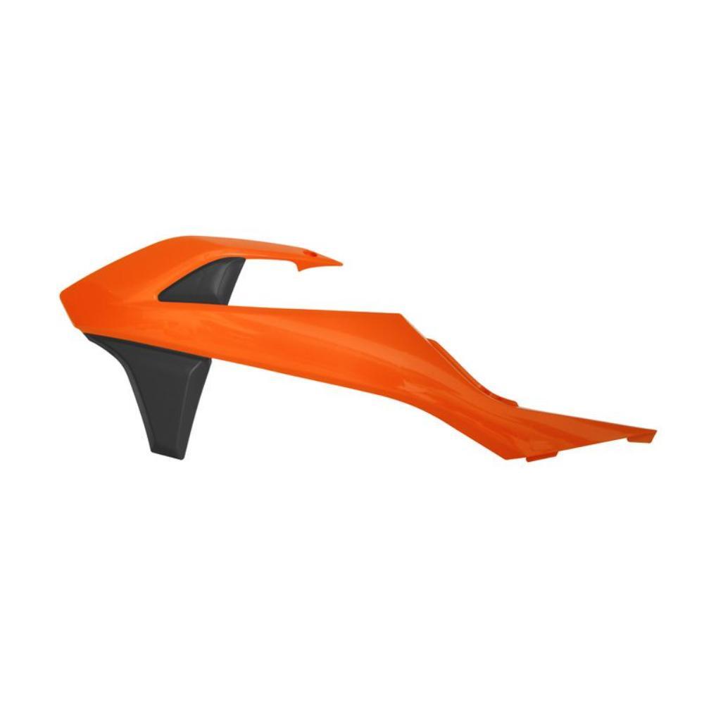 Rtech Radiator Shrouds - Orange / Black