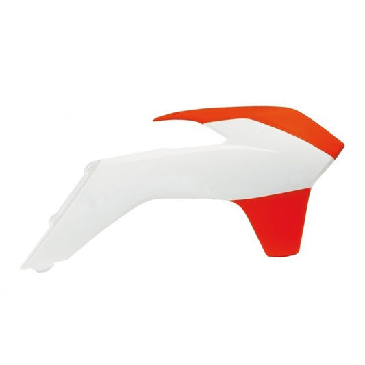 Rtech Radiator Shrouds - Orange / White