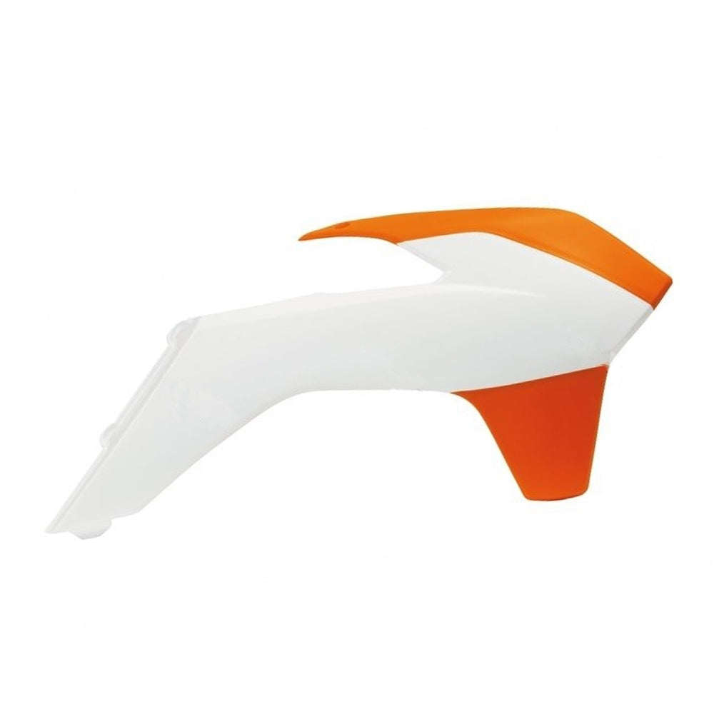 Rtech Radiator Shrouds - Orange / White
