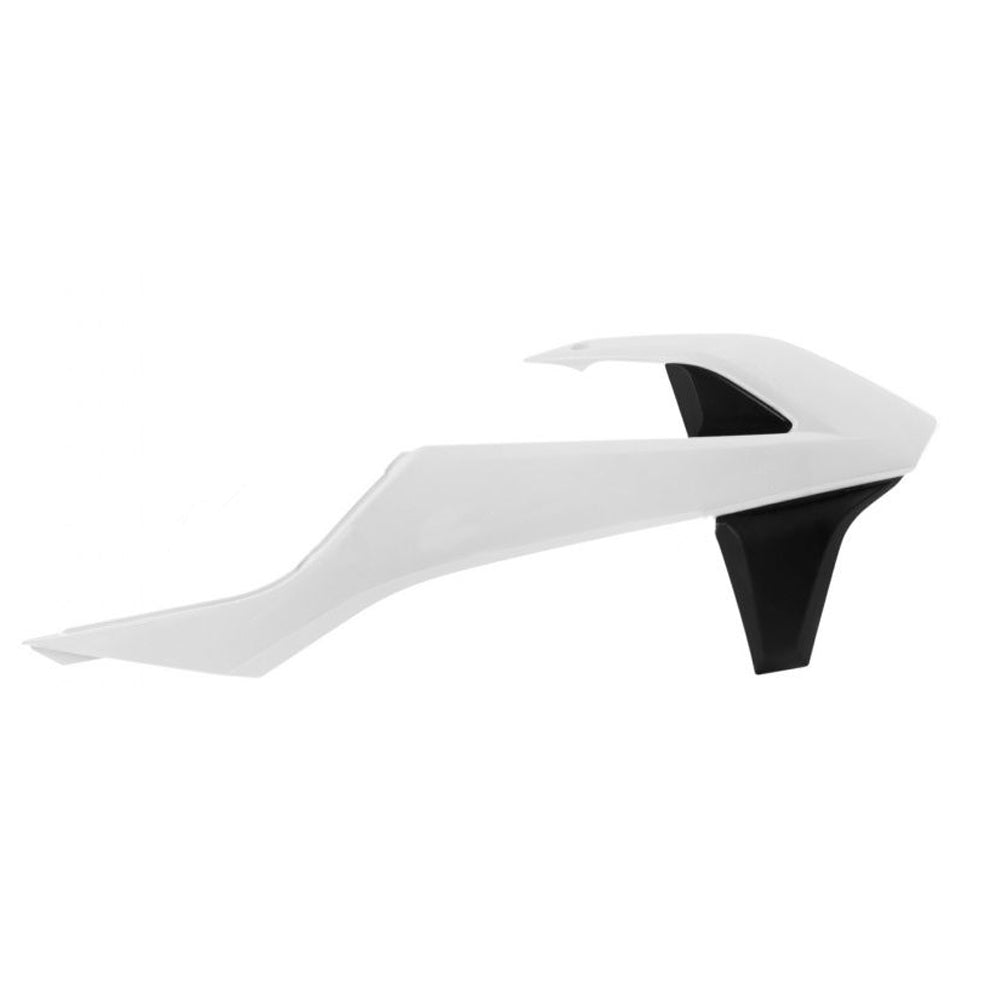 Rtech Radiator Shrouds - Black / White