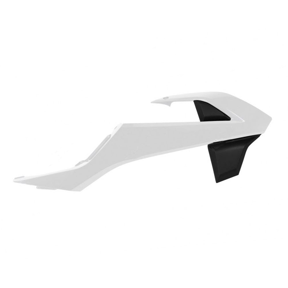 Rtech Radiator Shrouds - White / Black