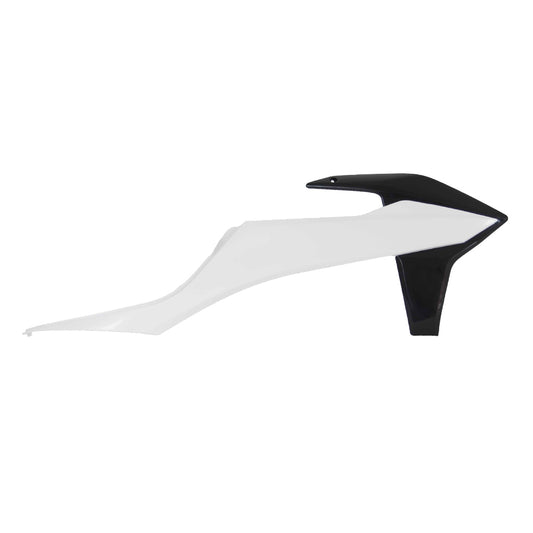 Rtech Radiator Shrouds - White / Black
