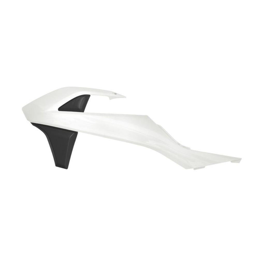 Rtech Radiator Shrouds - White / Black