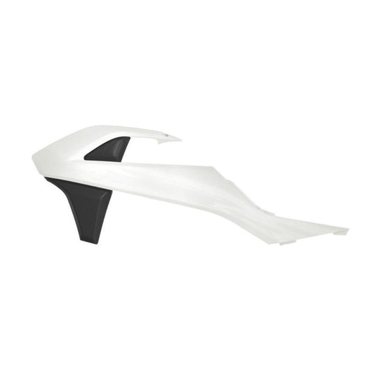 Rtech Radiator Shrouds - White / Black