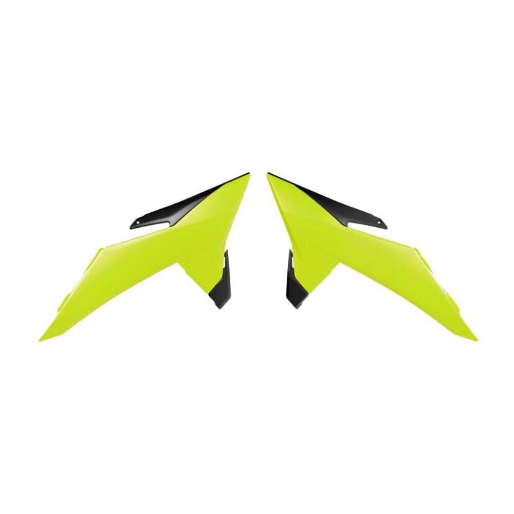 Rtech Radiator Shrouds - Black / Yellow