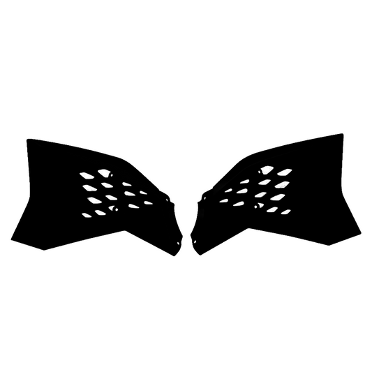 Rtech Radiator Shrouds - Black