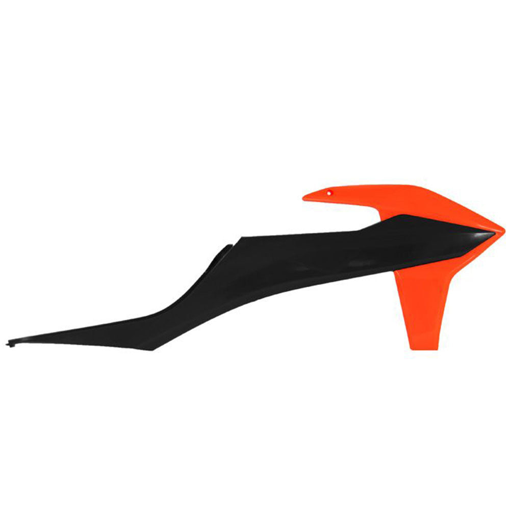 Rtech Radiator Shrouds - Black / Orange