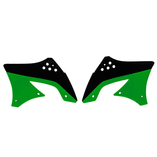 Rtech Radiator Shrouds - Green / Black
