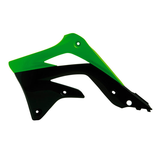 Rtech Radiator Shrouds - Green / Black