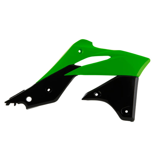 Rtech Radiator Shrouds - Green / Black