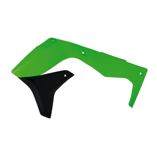 Rtech Radiator Shrouds - Green / Black