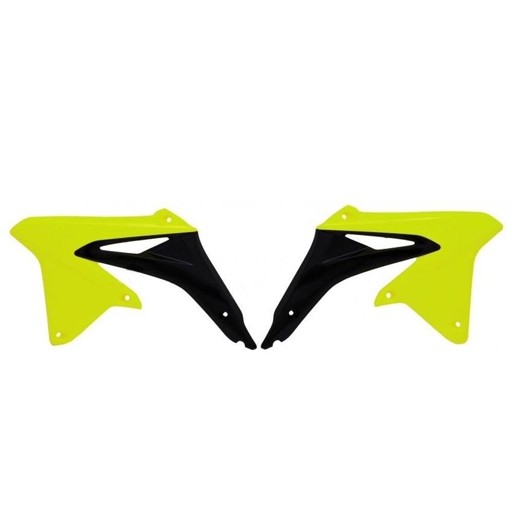 Rtech Radiator Shrouds - Yellow / Black