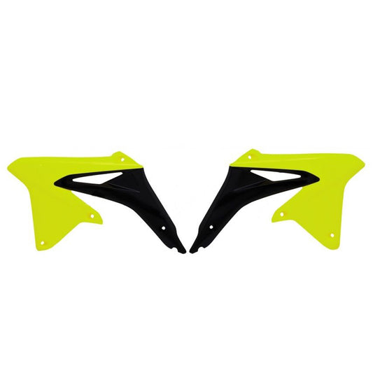 Rtech Radiator Shrouds - Yellow / Black