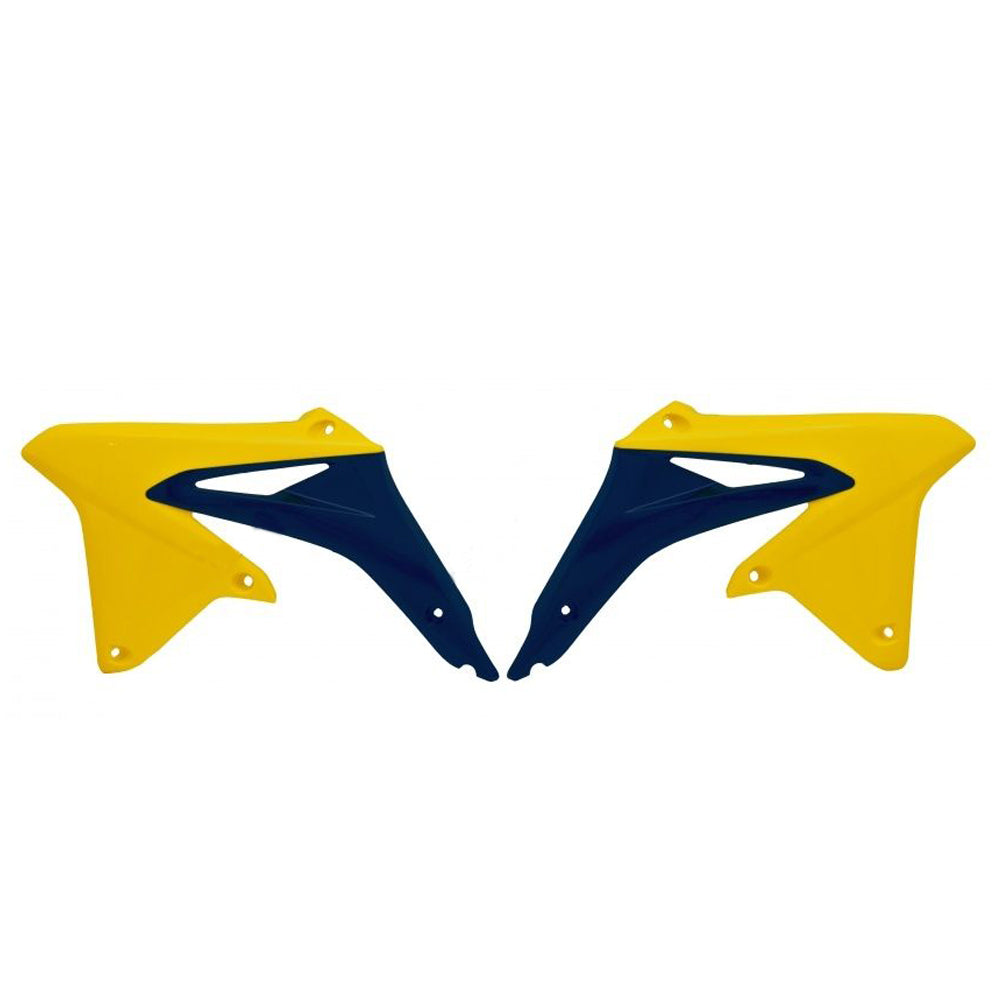 Rtech Radiator Shrouds - Yellow / Blue