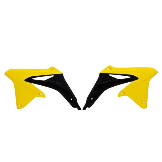 Rtech Radiator Shrouds - Yellow / Black