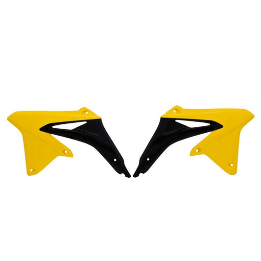 Rtech Radiator Shrouds - Yellow / Black