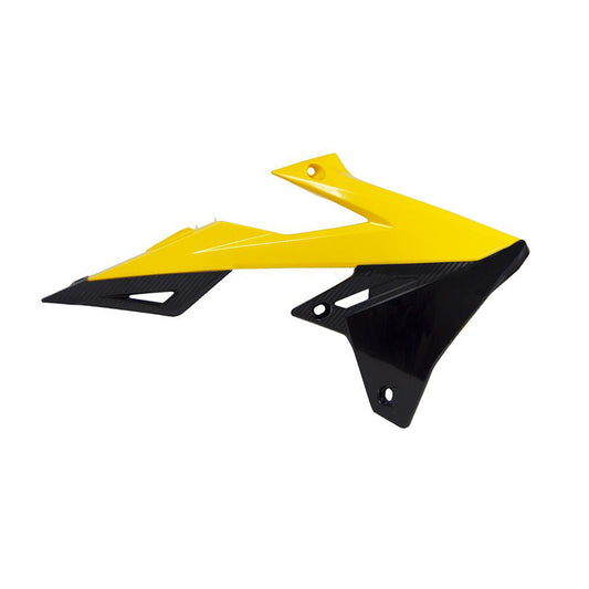 Rtech Radiator Shrouds - Yellow / Black