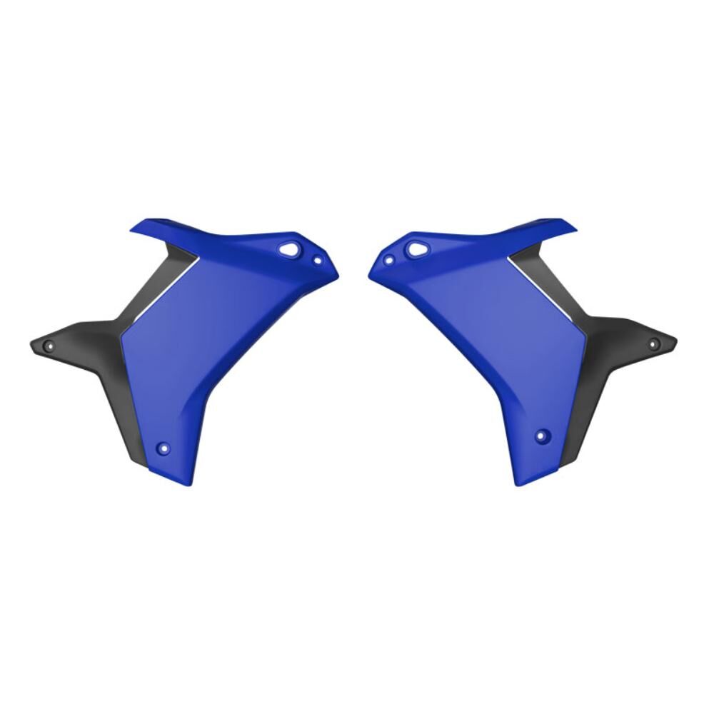 Rtech Radiator Shrouds - Black / Blue
