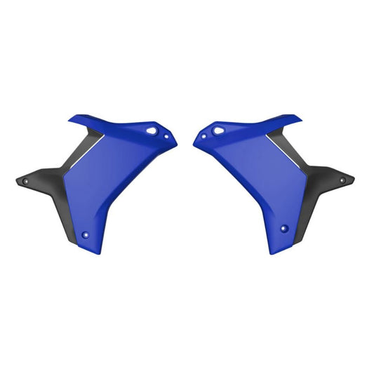 Rtech Radiator Shrouds - Black / Blue