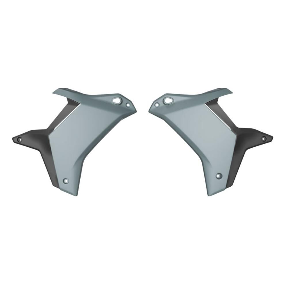 Rtech Radiator Shrouds - Black / Grey