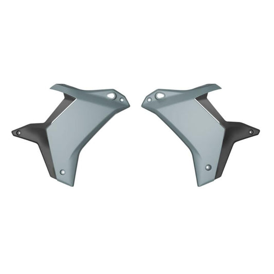 Rtech Radiator Shrouds - Black / Grey