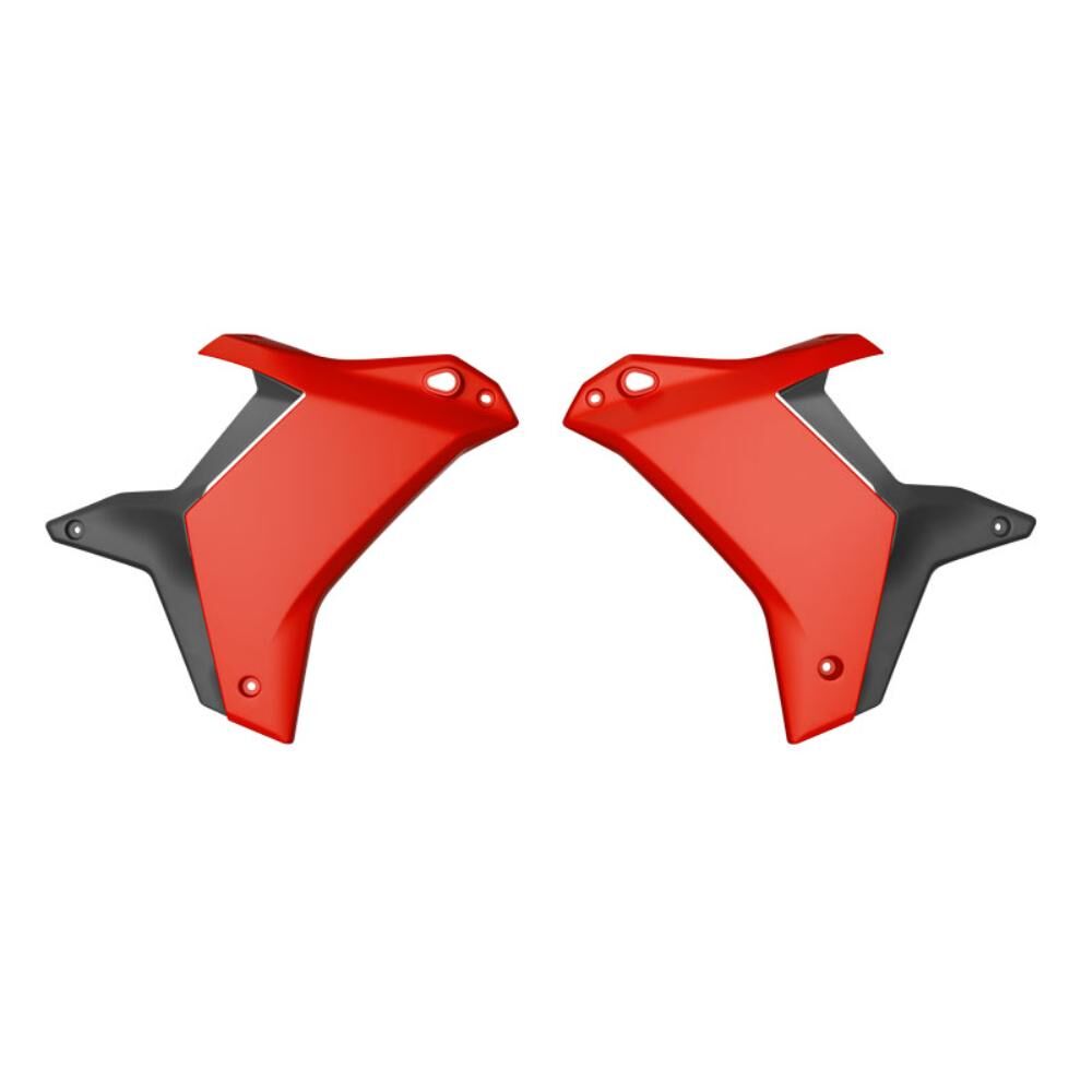 Rtech Radiator Shrouds - Black / Green