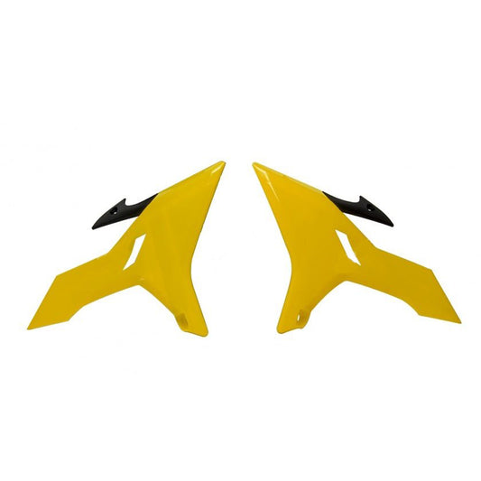 Rtech Revolution Radiator Shrouds - Yellow / Black