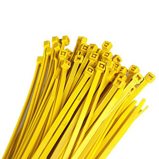 Rtech Nylon Cable Zip Ties 4.8x280mm (100PK) - Yellow