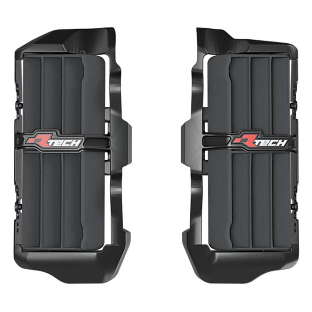 Rtech Oversized Radiator Louvers - Black