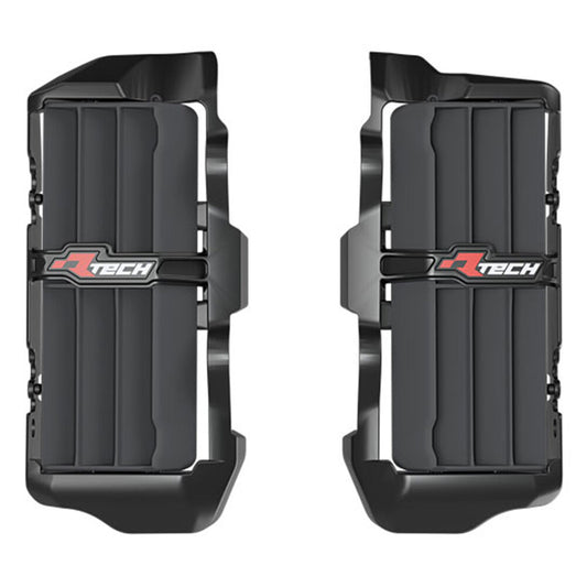 Rtech Oversized Radiator Louvers - Black