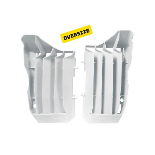 Rtech Oversized Radiator Louvres - White
