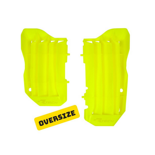 Rtech Oversized Radiator Louvres - Yellow