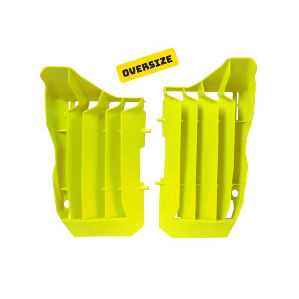 Rtech Oversized Radiator Louvres - Yellow