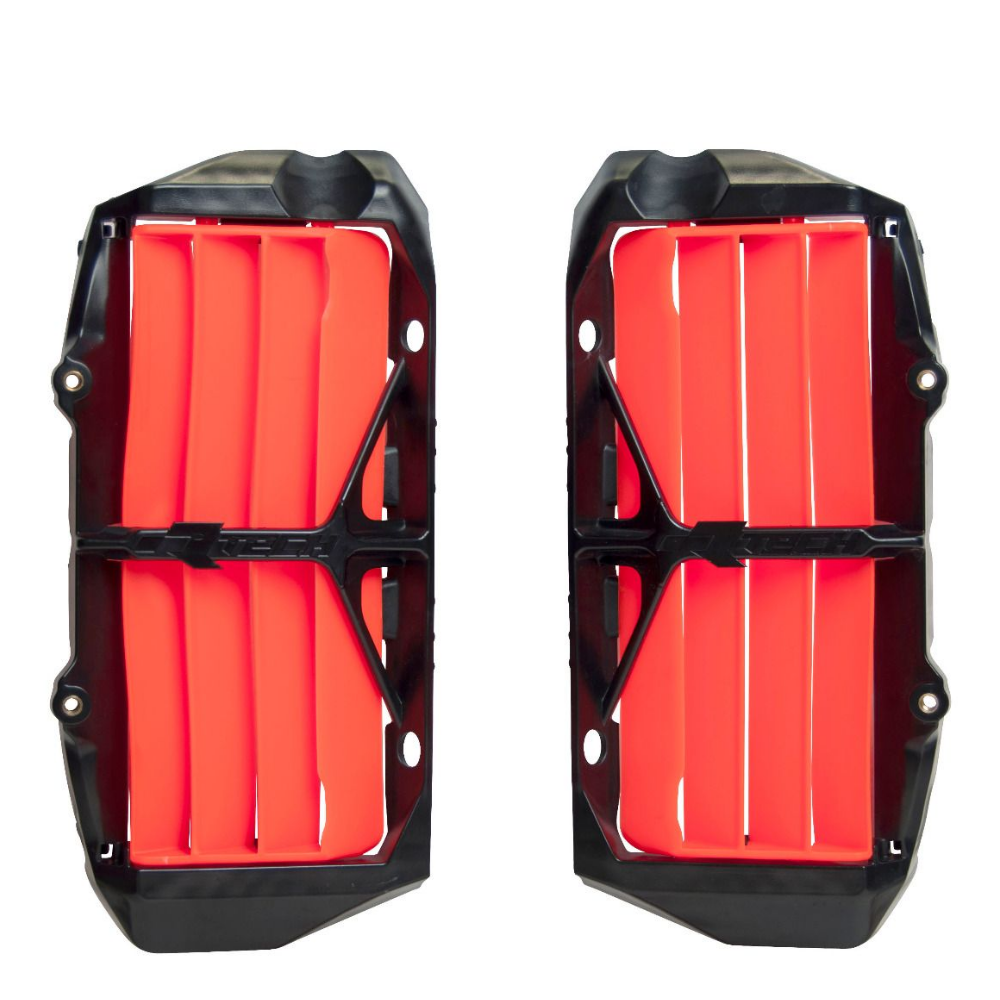 Rtech Oversized Radiator Louvres - Orange