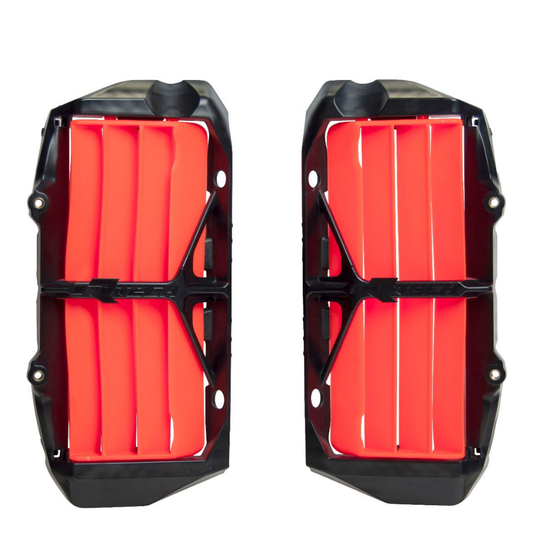 Rtech Oversized Radiator Louvres - Orange