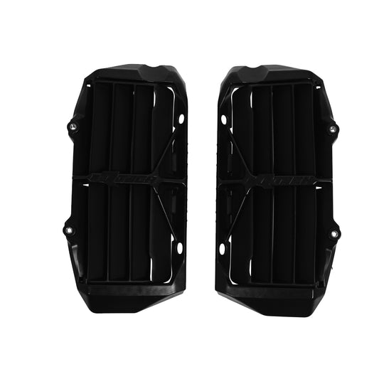 Rtech Oversized Radiator Louvres - Black