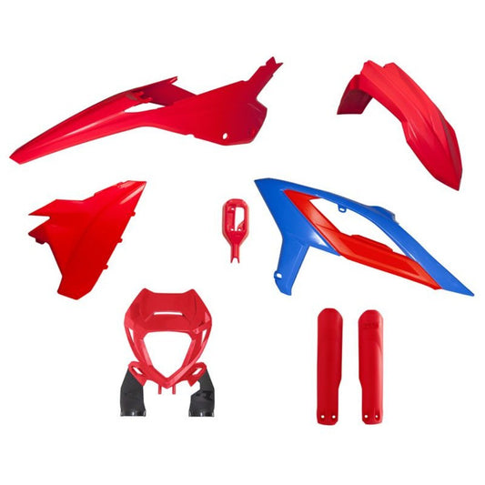 Rtech Plastics Kit - Red / Blue