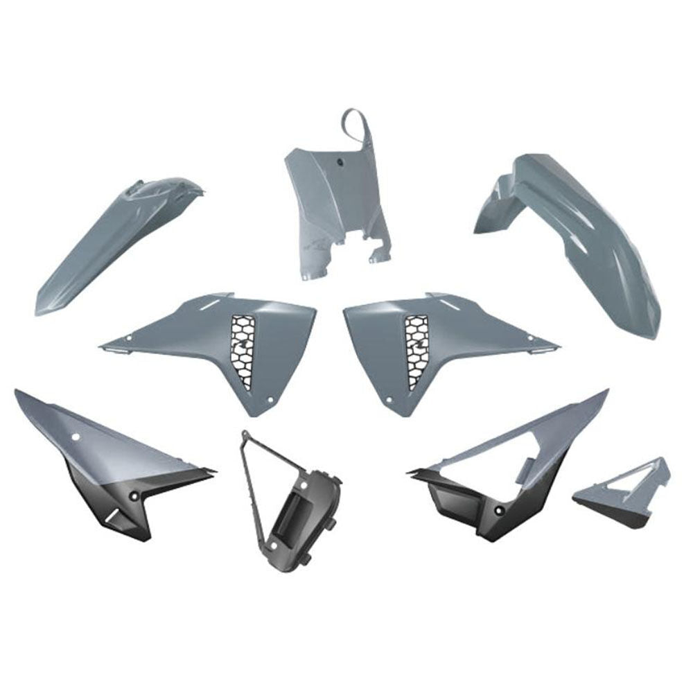 Rtech Revolution Plastics Kit - Black / Grey
