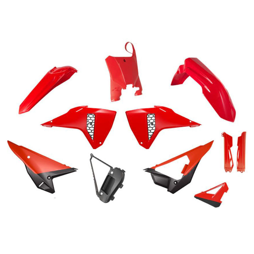Rtech Replica Plastics Kit - Red / Black
