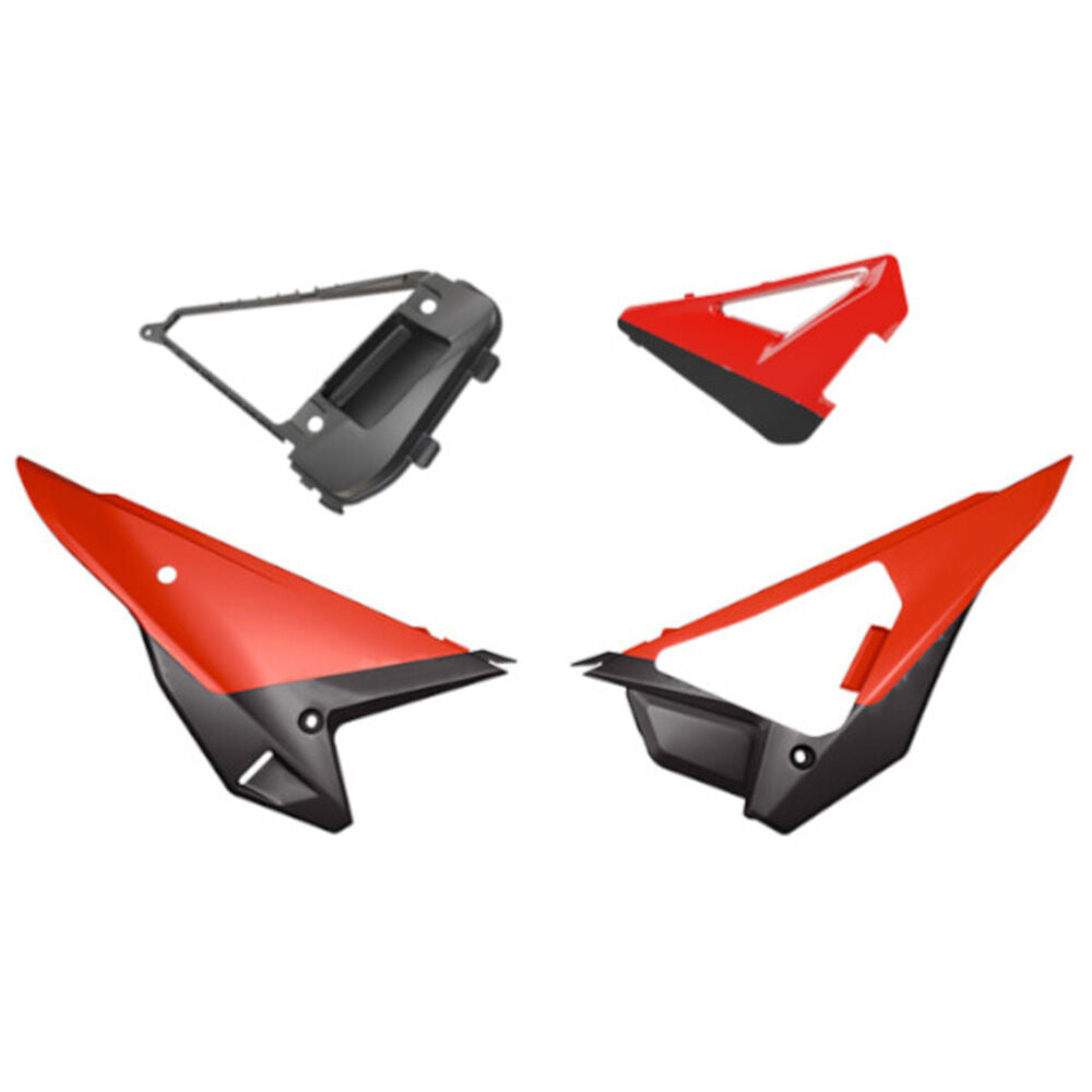 Rtech Revolution Airbox Side Panel - Black / Red