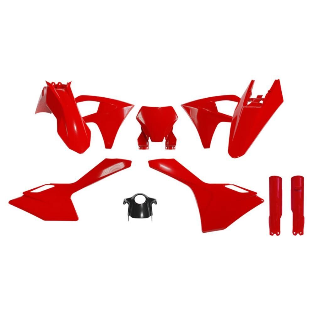 Rtech Plastics Kit 7 Piece - Red / Black