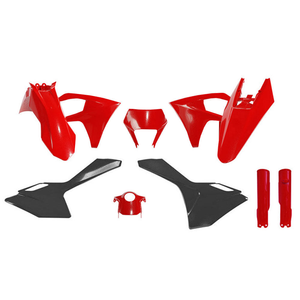 Rtech Plastics Kit - Red / Black